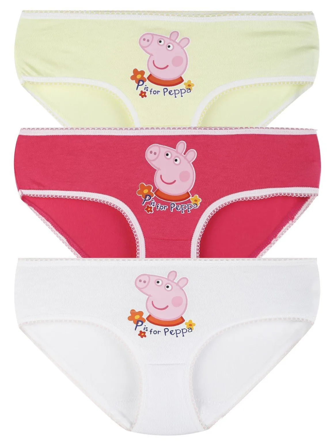Peppa Pig Tris slip bambina in cotone