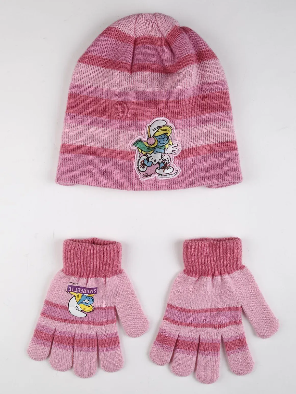 Peyo Set berretto+guanti da bambina Puffetta