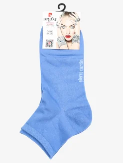 Pierre Cardin Calze corte da donna in cotone elasticizzato - blu