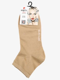 Pierre Cardin Calze corte da donna in cotone elasticizzato - sabbia