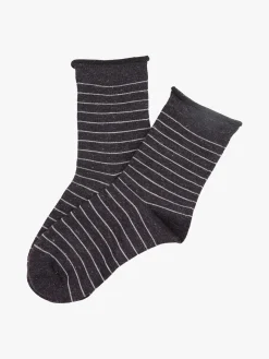 Pierre Cardin Calze corte da donna a righe - viola