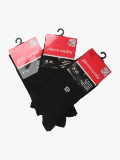 Pierre Cardin Calze corte uomo tinta unita. Confezione 3 paia