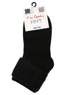 Pierre Cardin Calze soft donna con bordo di pelo - nero