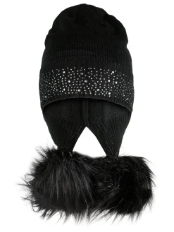 Pierre Cardin Cappellino con strass e pompon