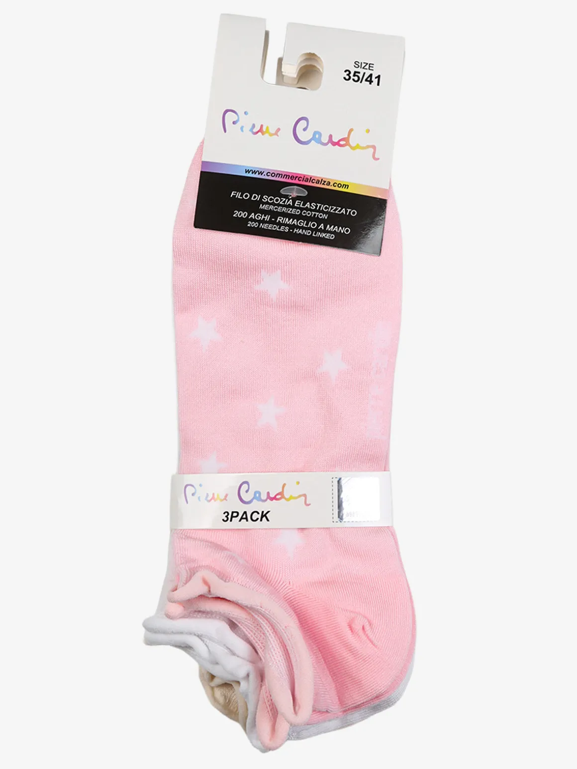 Pierre Cardin Confezione da 3 paia di calze corte da donna in filo di scozia