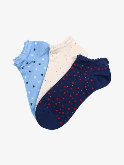 Pierre Cardin Confezione da 3 paia di calze corte da donna il filo di scozia