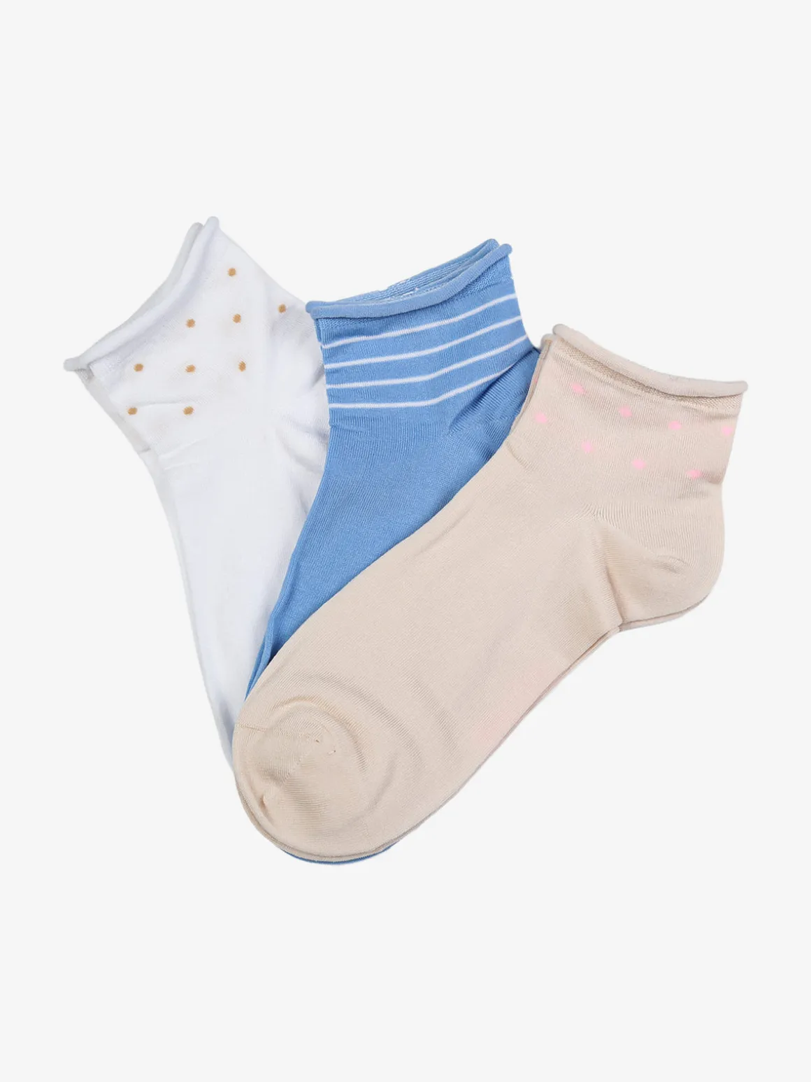 Pierre Cardin Confezione da 3 paia di calze corte da donna in filo di scozia