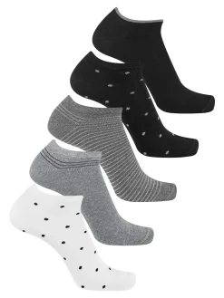 Pierre Cardin Confezione da 5 paia di calze corte da uomo in cotone