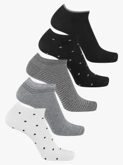 Pierre Cardin Confezione da 5 paia di calze corte da uomo in cotone