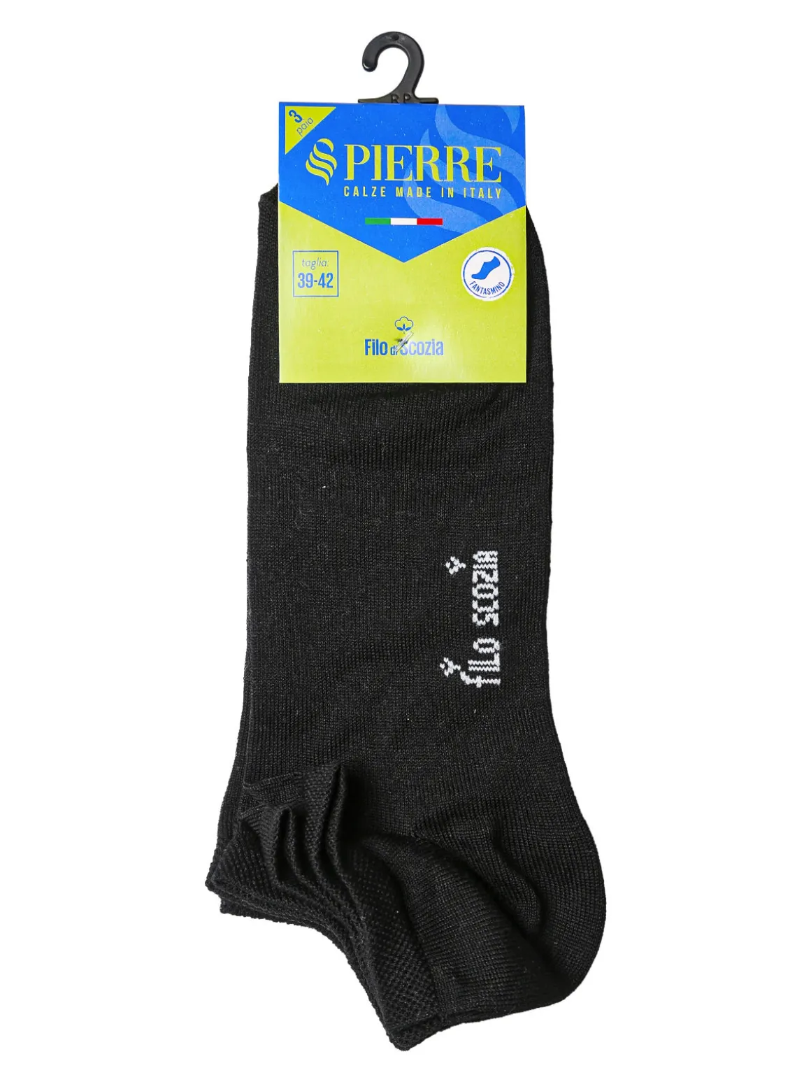 Pierre Cardin Confezione da 5 paia di calze corte fluo da uomo in cotone