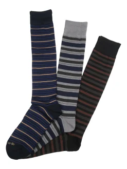 Pierre Cardin Confezione da 3 paia di calze lunghe da uomo in filo di scozia