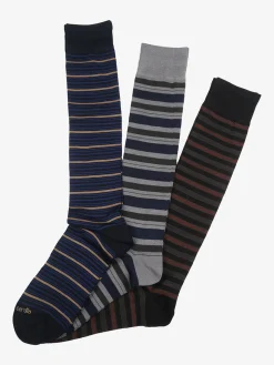 Pierre Cardin Confezione da 3 paia di calze lunghe da uomo in filo di scozia