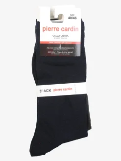 Pierre Cardin Confezione da 3 paia di calze corte da uomo in filo di scozia con disegni