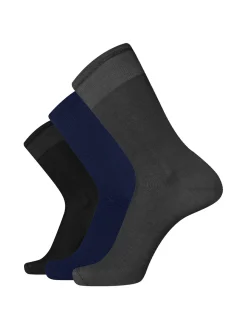 Pierre Cardin Confezione da 3 paia di calze corte da uomo in filo di scozia con disegni