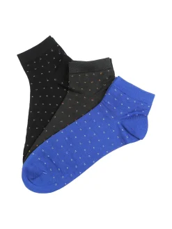 Pierre Cardin Confezione da 3 paia di calze corte da uomo in filo di scozia