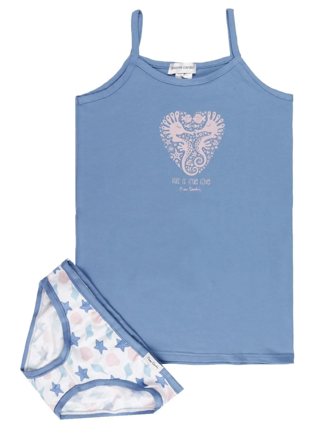 Pierre Cardin Coordinato intimo bambina con stampe
