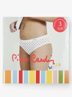 Pierre Cardin Tris di slip da bambina in cotone