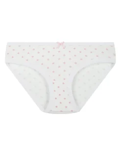 Pierre Cardin Tris di slip da bambina in cotone