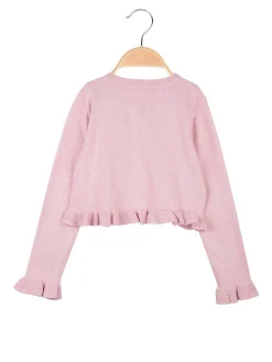 Pink Baby Coprispalle da bambina in lurex con bottone