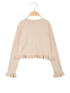 Pink Baby Coprispalle da bambina in lurex con bottone