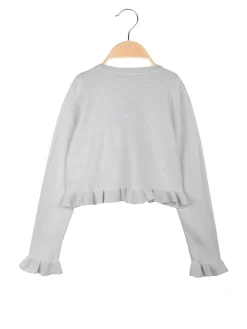 Pink Baby Coprispalle da bambina in lurex con bottone