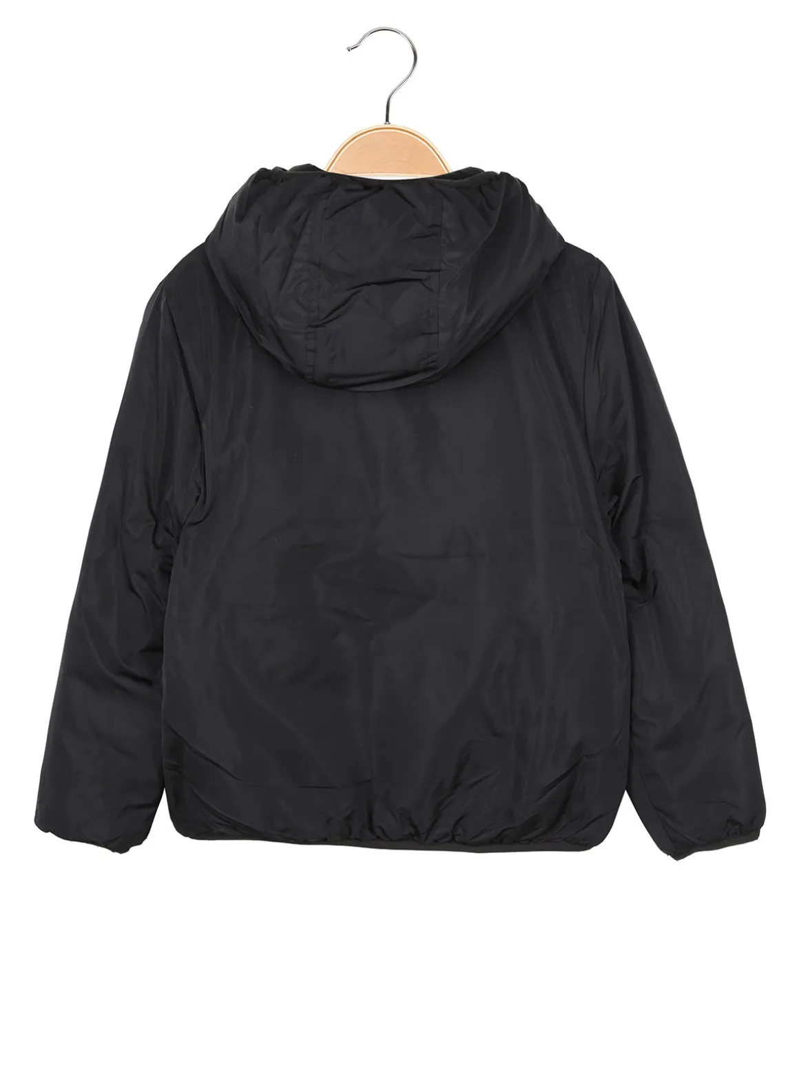 Pink Girl Giubbotto da bambina reversibile con cappuccio - nero