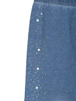 Pink Girl Jeggings da bambina con strass - jeans