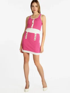 Pink Intimo Minigonna donna in maglia con bottoni