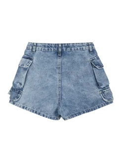 Pink Rabbit Shorts da bambina in jeans