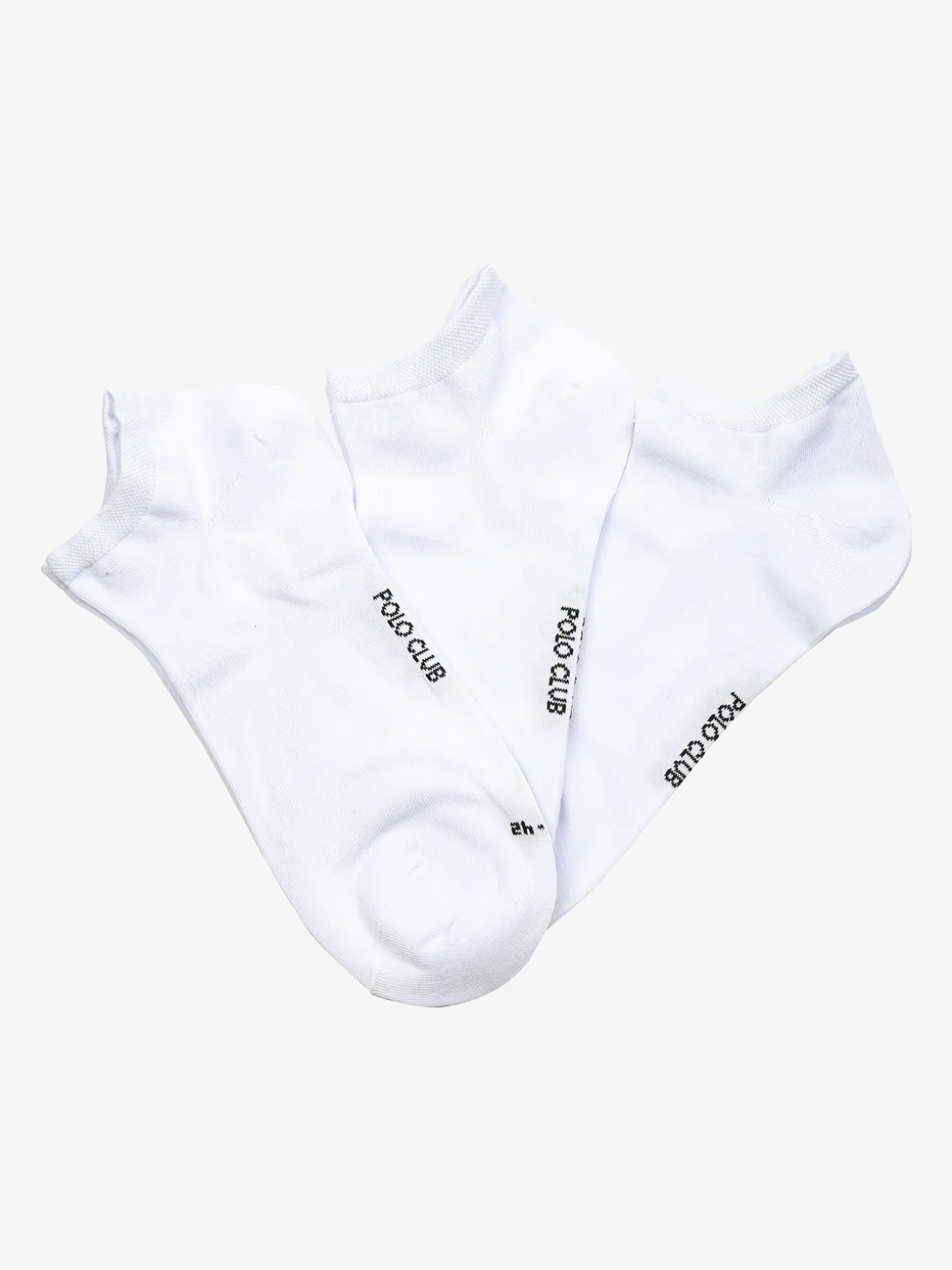 Polo Club Confezione da 3 paia di calze corte in cotone unisex