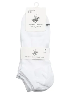 Polo Club Confezione da 3 paia di calze corte in filo di scozia unisex