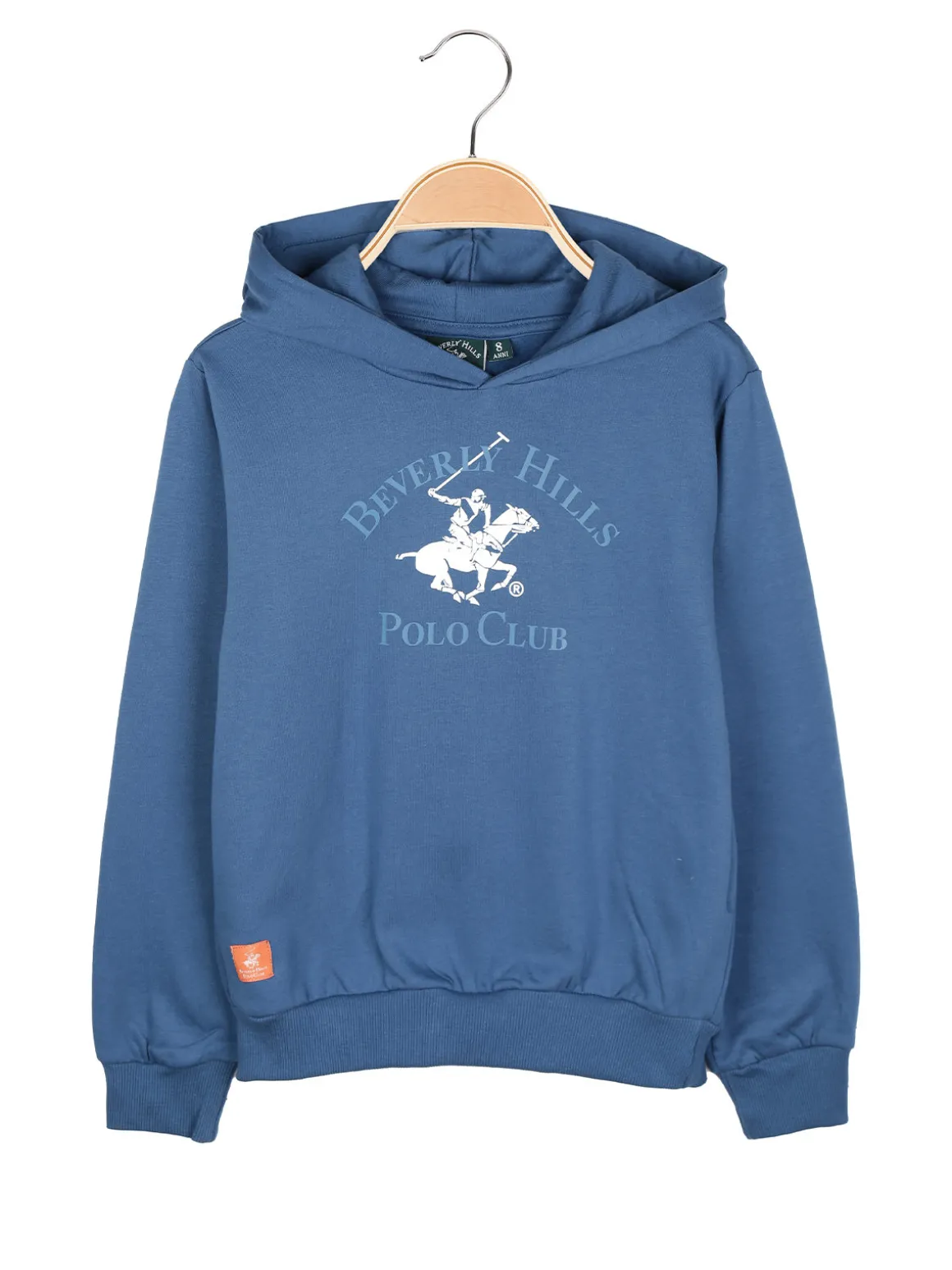 Polo Club Felpa da bambino con cappuccio e tasche laterali