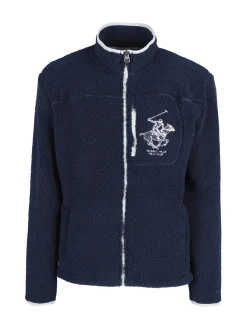 Polo Club Felpa pesante da uomo in peluche con cerniera