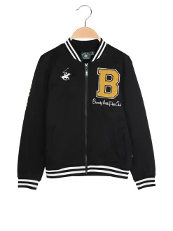 Polo Club Giacca da bambino in felpa con zip e interno felpato