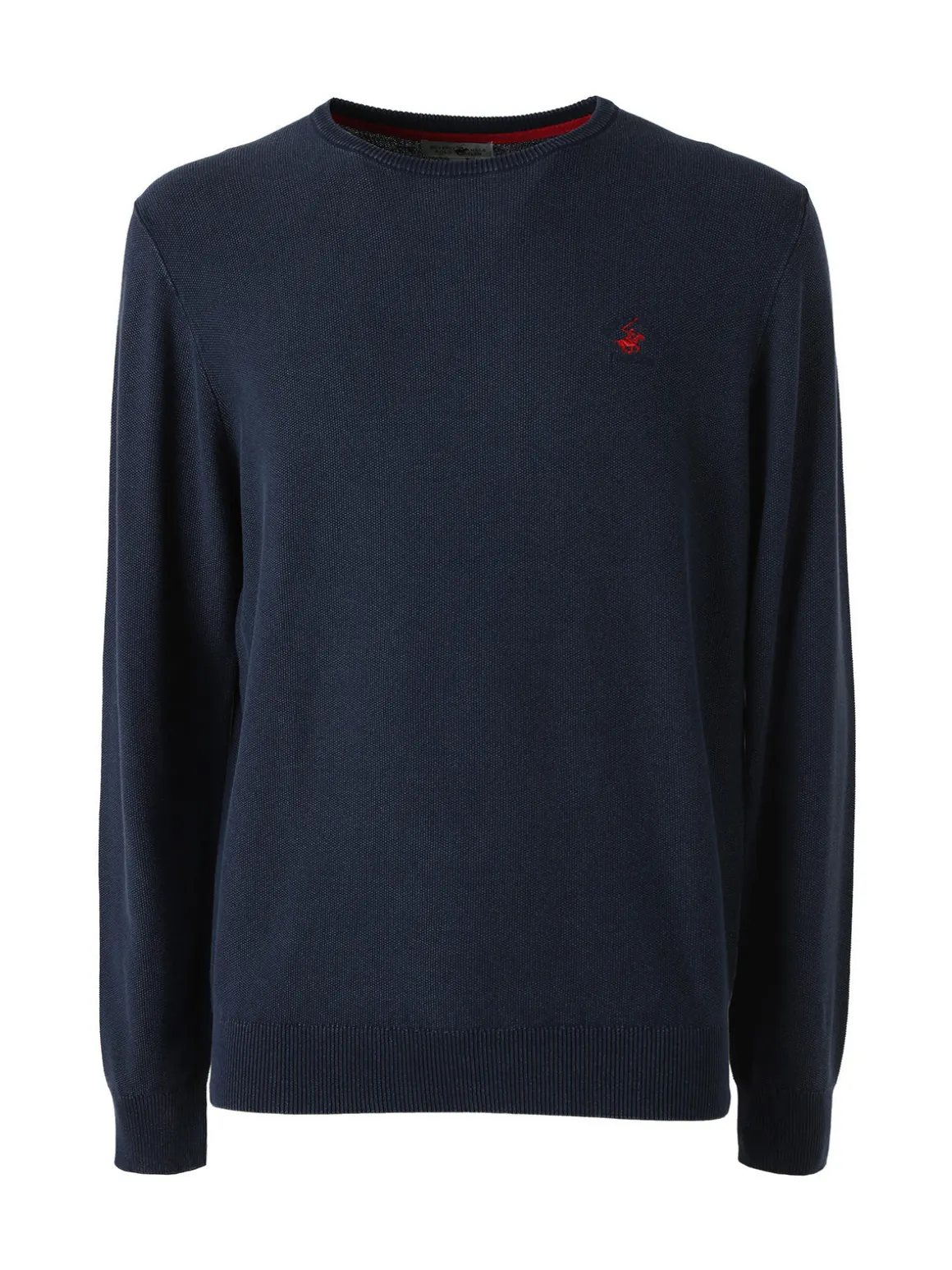 Polo Club Maglia girocollo da uomo in cotone - blu