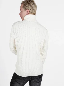 Polo Club Maglione dolcevita da uomo a trecce