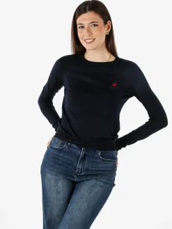 Polo Club Maglione girocollo da donna - blu scuro