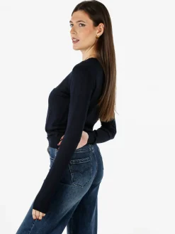 Polo Club Maglione girocollo da donna - blu scuro