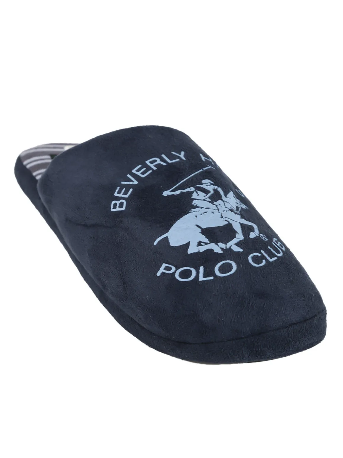 Polo Club Pantofole uomo in tessuto scamosciato