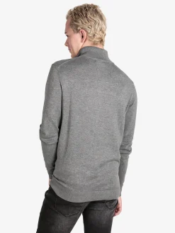 Polo Club Pullover da uomo mezza zip in maglia