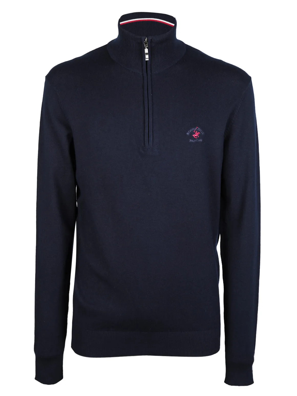 Polo Club Pullover da uomo mezza zip in maglia
