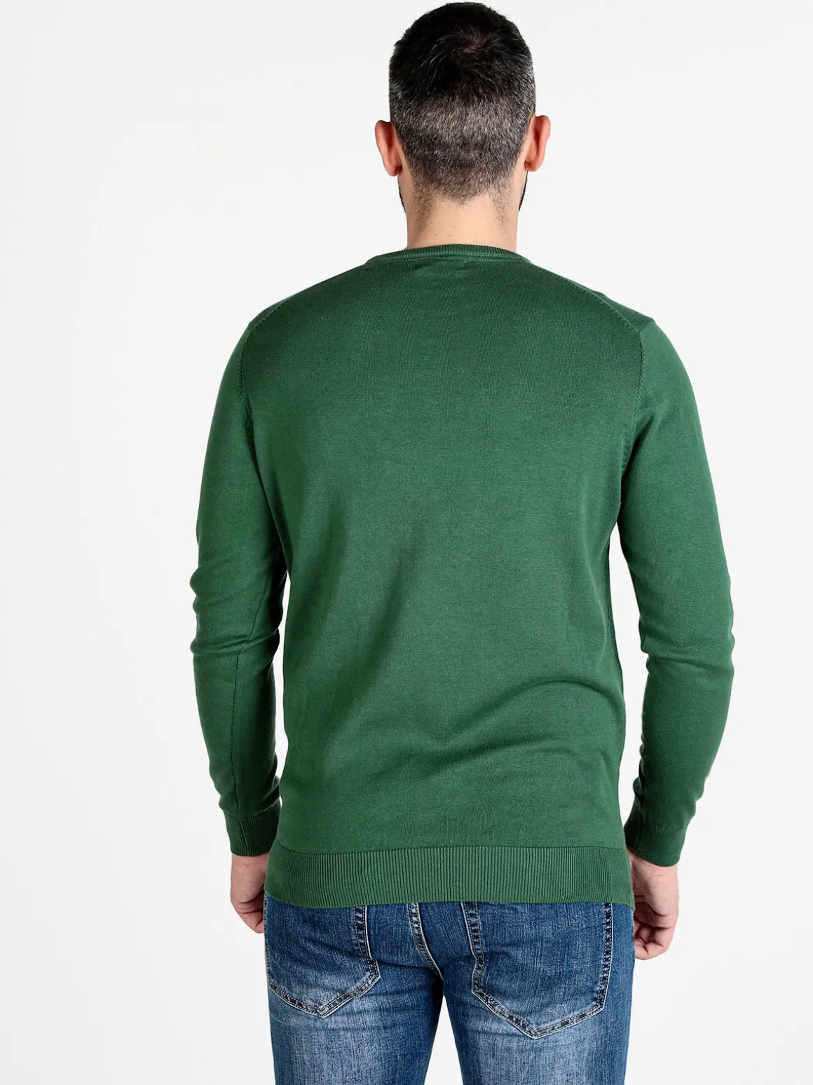 Polo Club Pullover girocollo da uomo in cotone