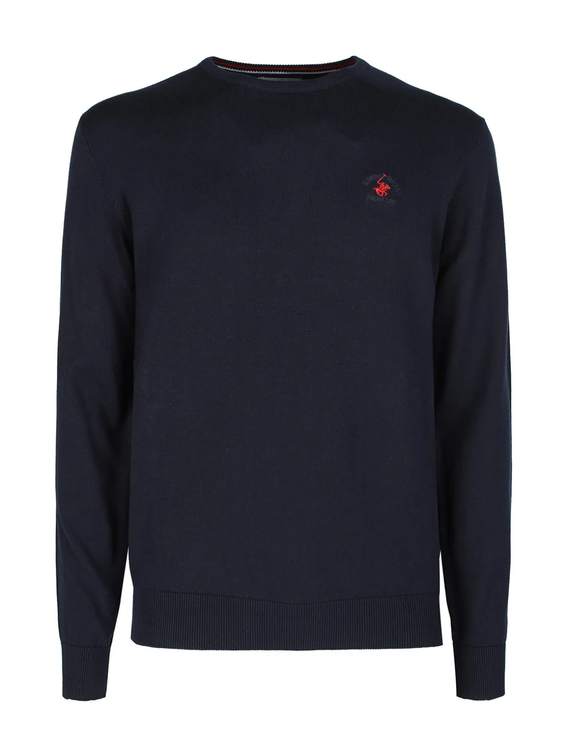 Polo Club Pullover girocollo da uomo in cotone