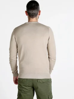 Polo Club Pullover girocollo da uomo in cotone