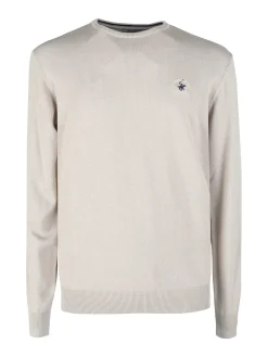 Polo Club Pullover girocollo da uomo in cotone