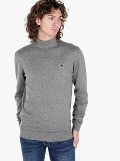 Polo Club Pullover in maglia da uomo con collo a lupetto