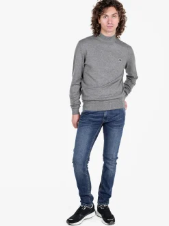 Polo Club Pullover in maglia da uomo con collo a lupetto