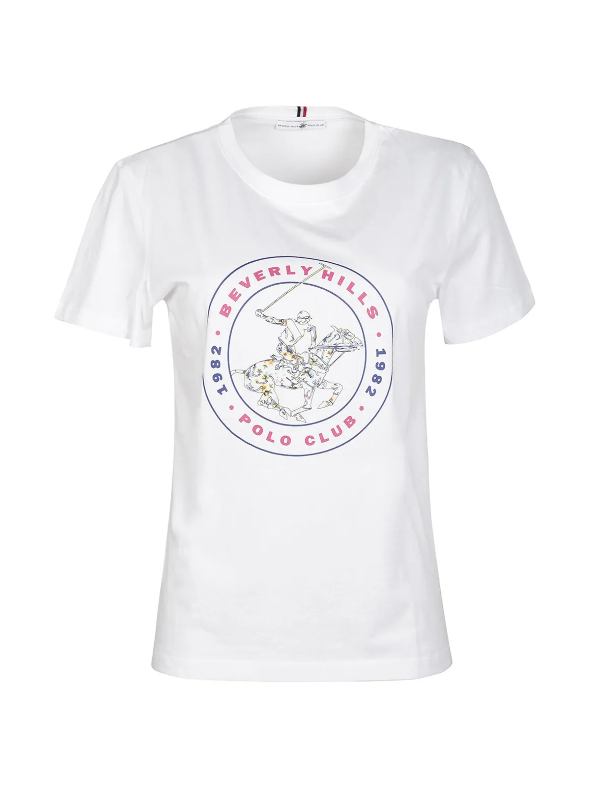 Polo Club T-shirt donna con stampa logo