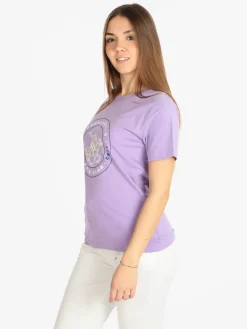 Polo Club T-shirt donna con stampa logo