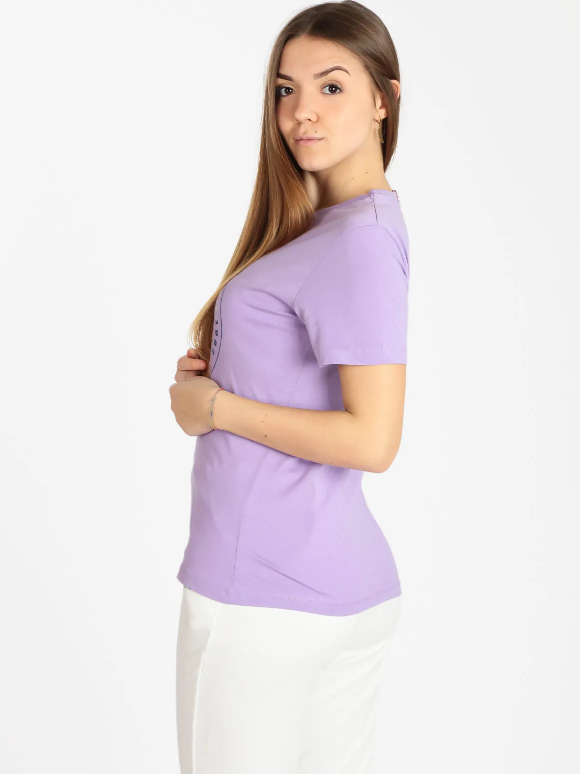 Polo Club T-shirt donna con stampa logo